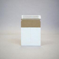 White Rigid Mailer for CDs in sleev